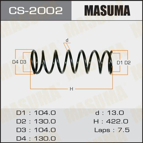 Пружина подвески Masuma, CS-2002