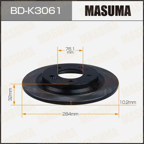 Диск тормозной Masuma, BD-K3061