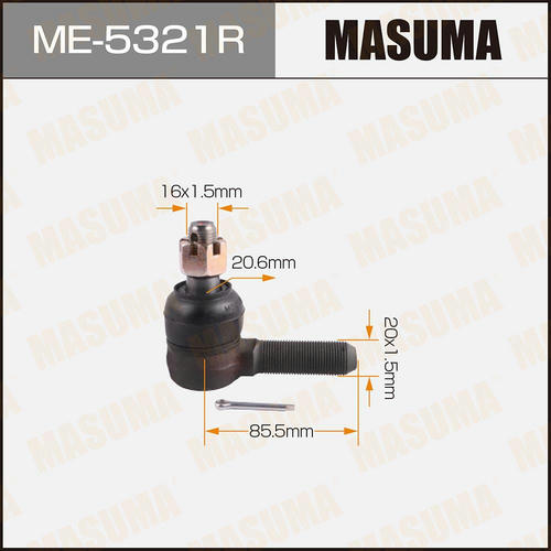 Наконечник рулевой Masuma, ME-5321R