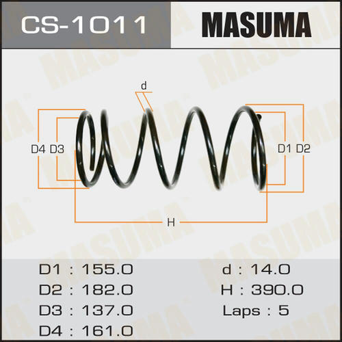 Пружина подвески Masuma, CS-1011