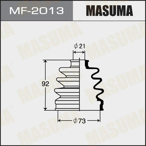 Пыльник ШРУСа Masuma (резина), MF-2013