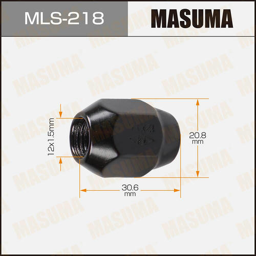 Гайка колесная Masuma M12x1.5(R) под ключ 21, MLS-218