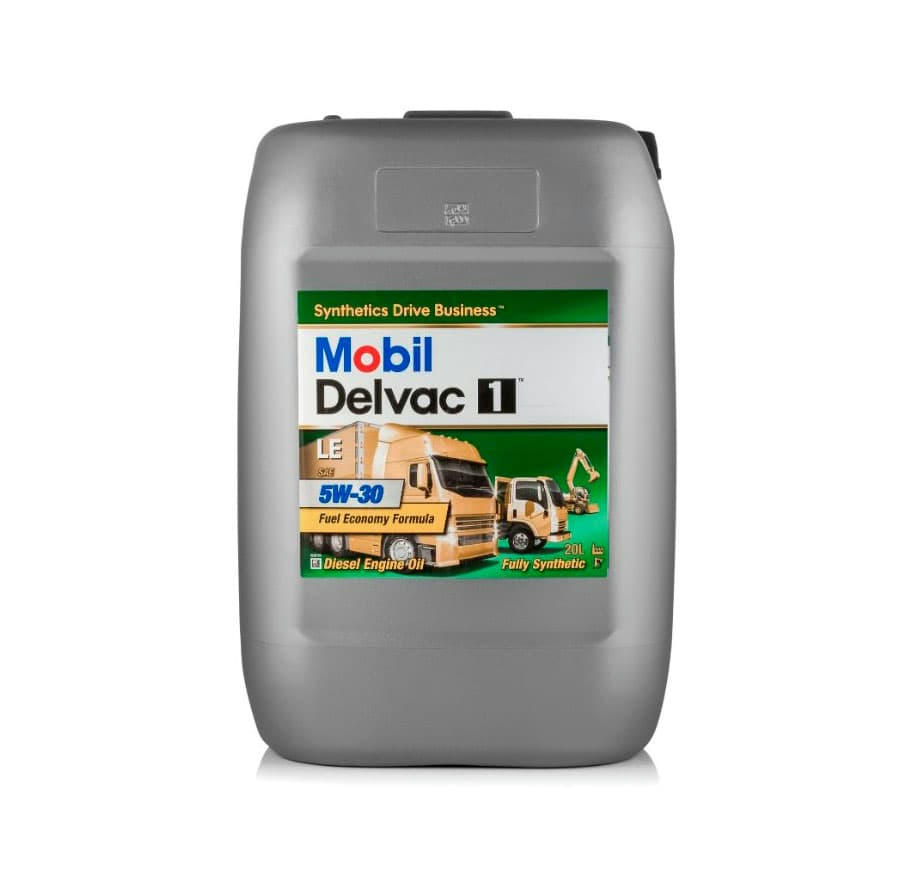 Масло моторное Mobil Delvac 1 LE 5W30 синтетическое 20л 152707