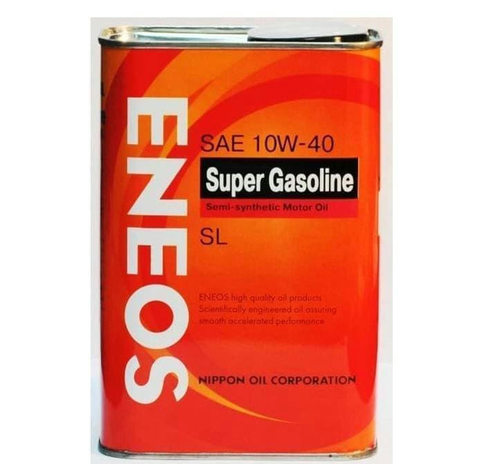 Масло ENEOS Super Gasoline 10W40 SL моторное минеральное 4л 10W40 мин.