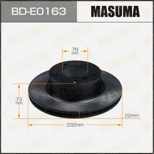 Диск тормозной Masuma, BD-E0163