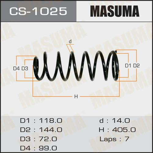 Пружина подвески Masuma, CS-1025