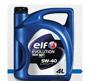 Масло моторное 5w40 ELF 4л синтетика EVOLUTION 900 NF