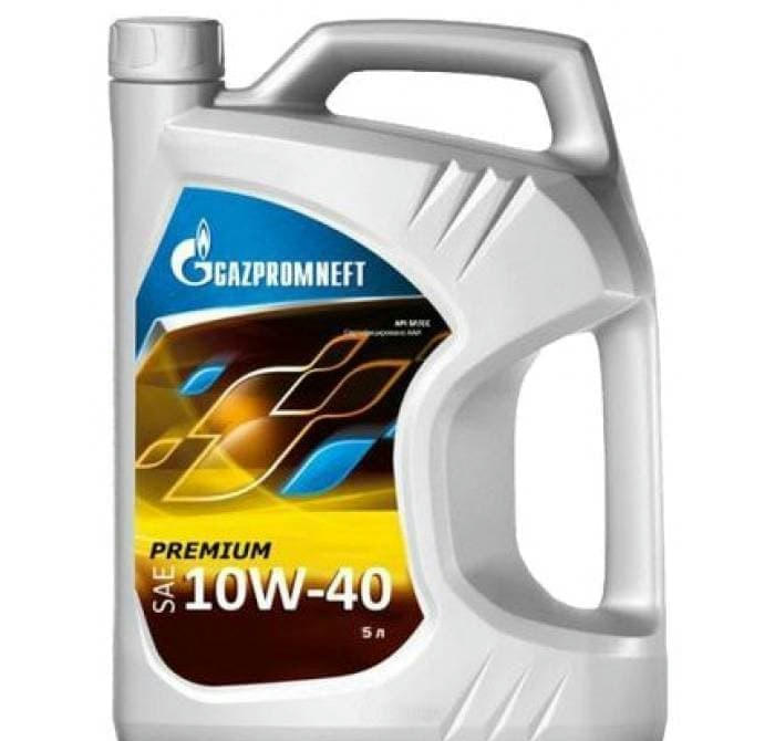 Масло Gazpromneft Premium L 10W40 моторное полусинтетическое 5л артикул 2389900132