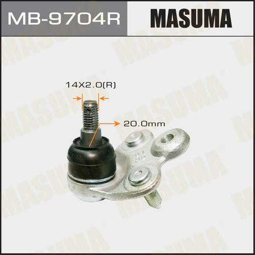 Опора шаровая Masuma, MB-9704R