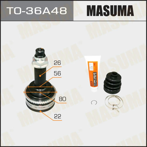 ШРУС наружный Masuma , TO-36A48