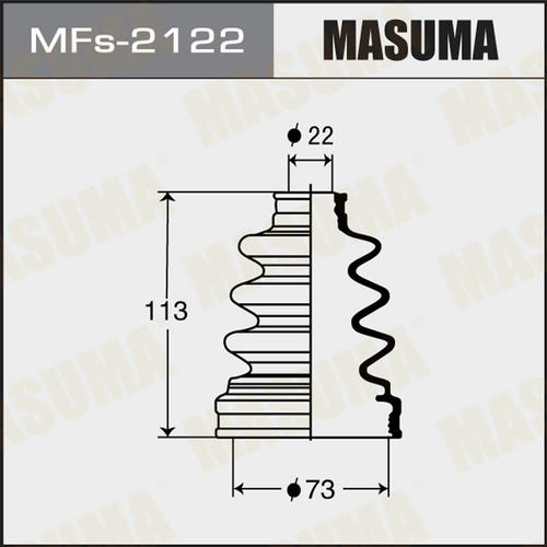 Пыльник ШРУСа Masuma (силикон), MFs-2122