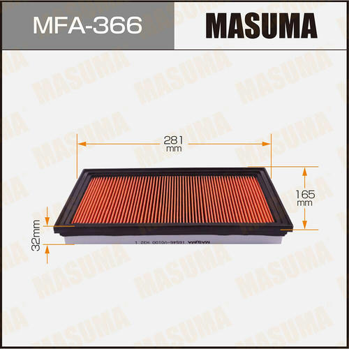 Фильтр воздушный Masuma с пропиткой маслом, MFA-366