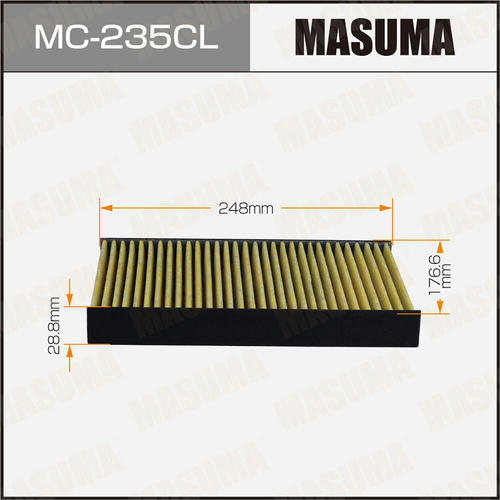 Фильтр салонный Masuma угольный, MC-235CL
