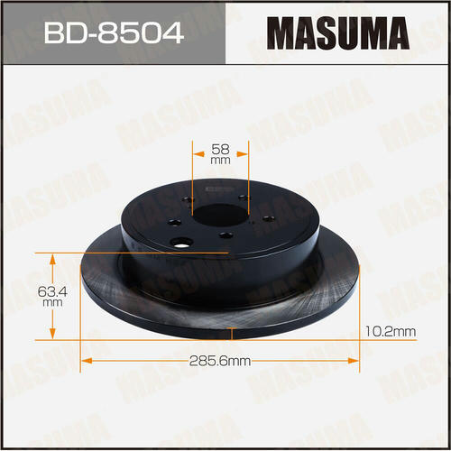 Диск тормозной Masuma, BD-8504