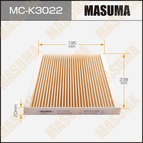 Фильтр салонный Masuma, MC-K3022