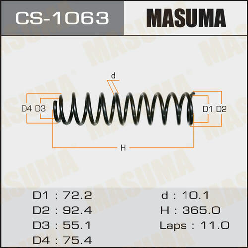 Пружина подвески Masuma, CS-1063