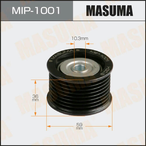 Ролик обводной приводного ремня Masuma, MIP-1001