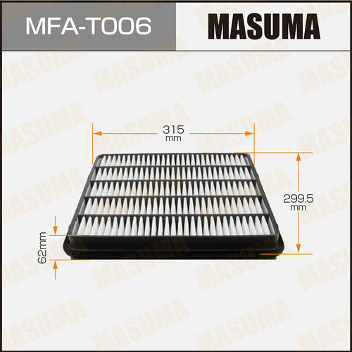 Фильтр воздушный Masuma, MFA-T006