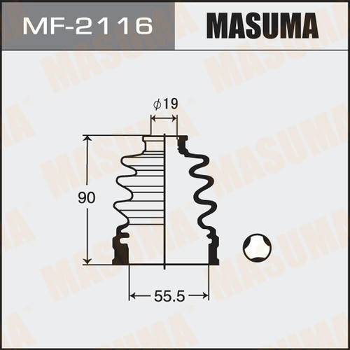 Пыльник ШРУСа Masuma (резина), MF-2116