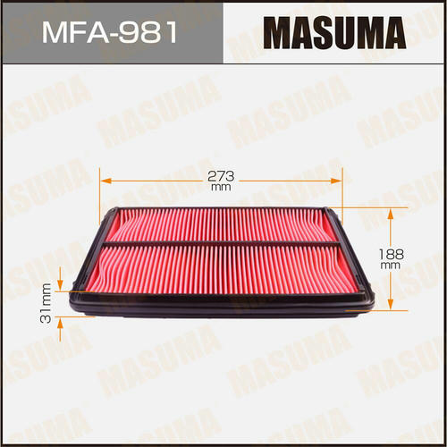 Фильтр воздушный Masuma, MFA-981