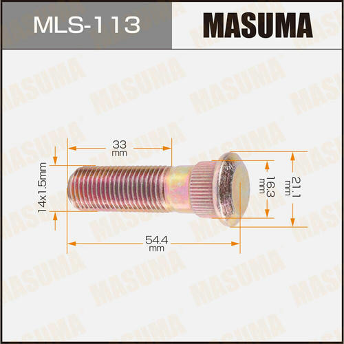 Шпилька колесная M14x1.5(R) Masuma, MLS-113