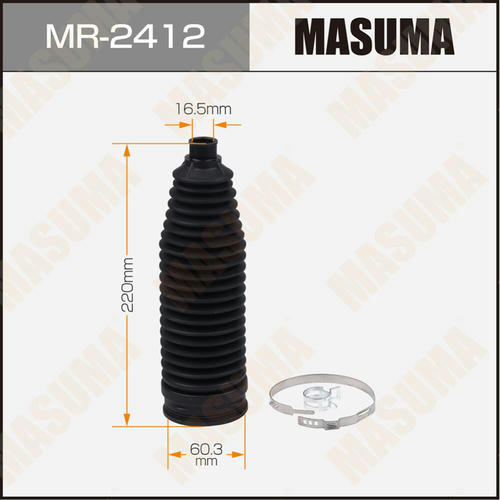 Пыльник рейки рулевой MASUMA (пластик), MR-2412