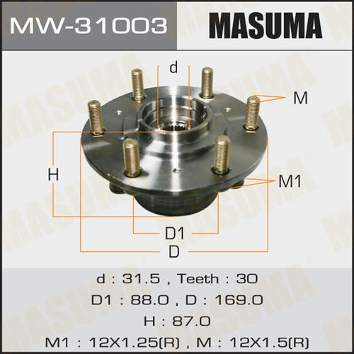 Ступичный узел Masuma, MW-31003