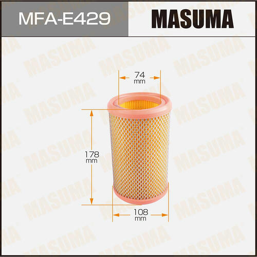 Фильтр воздушный Masuma, MFA-E429