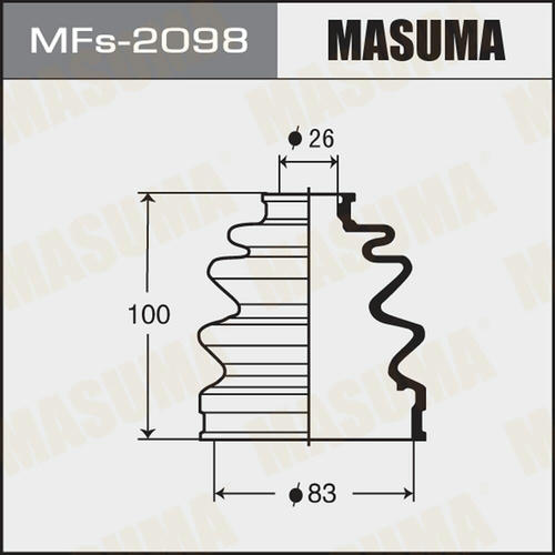 Пыльник ШРУСа Masuma (силикон), MFs-2098