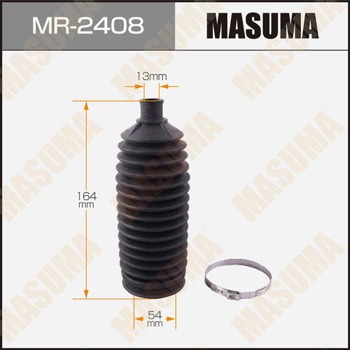 Пыльник рейки рулевой MASUMA (пластик), MR-2408