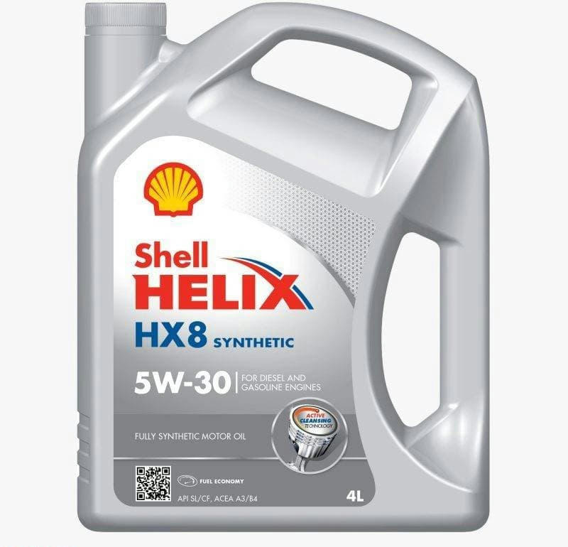 Масло SHELL Helix HX8 Synthetic 5W30 моторное синтетическое 4+1л артикул 647843