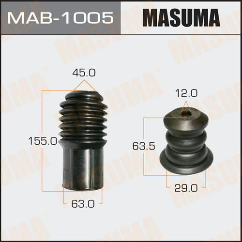 Пыльник амортизатора Masuma универсальный, отбойник D=12, H=63.5, MAB-1005