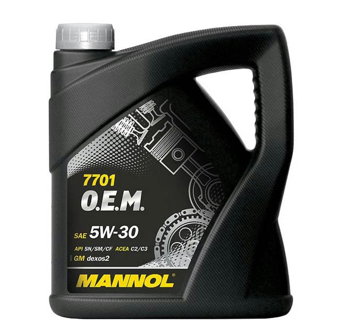 Масло MANNOL O.E.M. for Chevrolet Opel 5W30 моторное синтетическое 4л артикул 1077