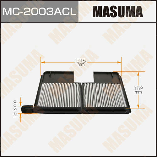 Фильтр салонный Masuma угольный, MC-2003ACL