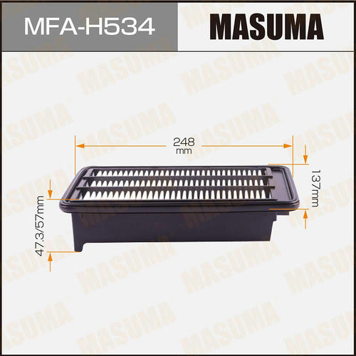 Фильтр воздушный Masuma с пропиткой маслом, MFA-H534