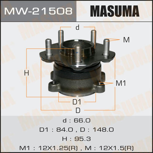 Ступичный узел Masuma, MW-21508