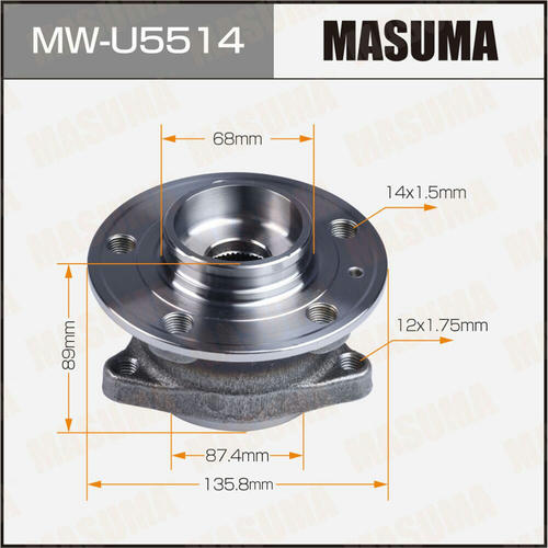 Ступичный узел Masuma, MW-U5514