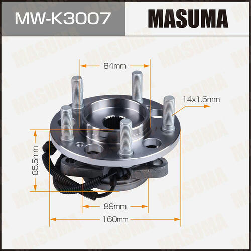 Ступичный узел Masuma, MW-K3007