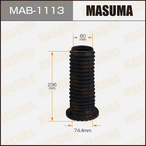 Пыльник амортизатора Masuma (резина), MAB-1113