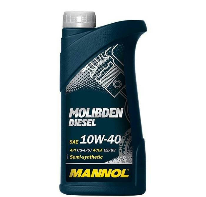 Масло MANNOL Molibden Diesel 10W40 моторное полусинтетическое 1л артикул 1125