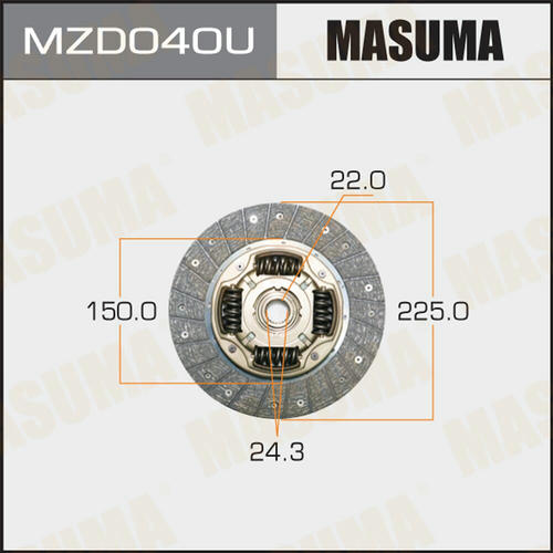 Диск сцепления Masuma, MZD040U