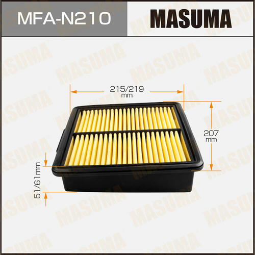 Фильтр воздушный Masuma, MFA-N210