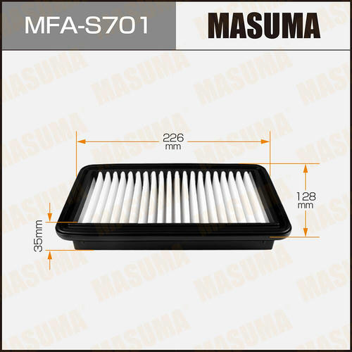 Фильтр воздушный Masuma, MFA-S701