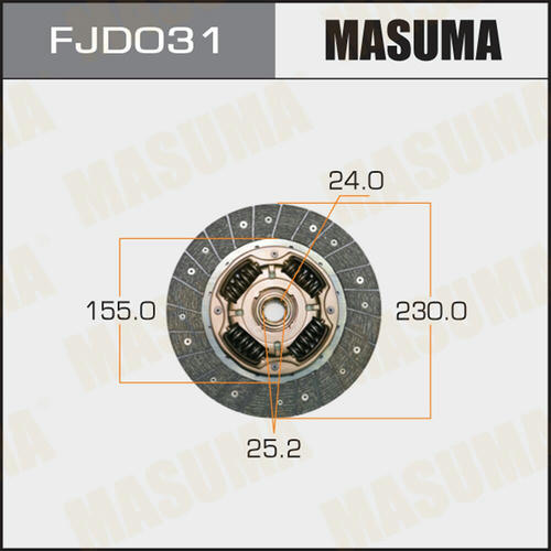 Диск сцепления Masuma, FJD031