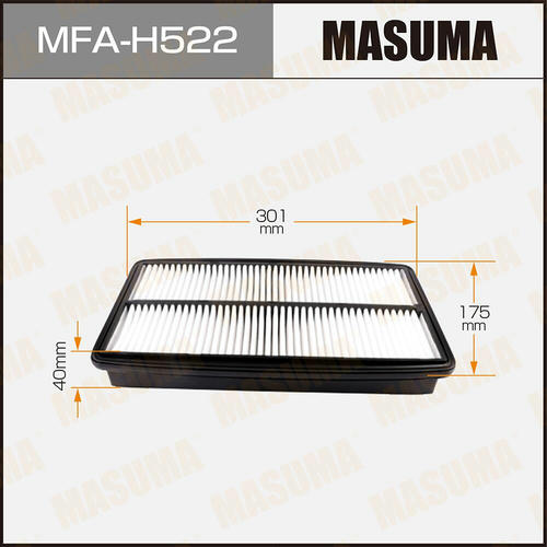 Фильтр воздушный Masuma, MFA-H522