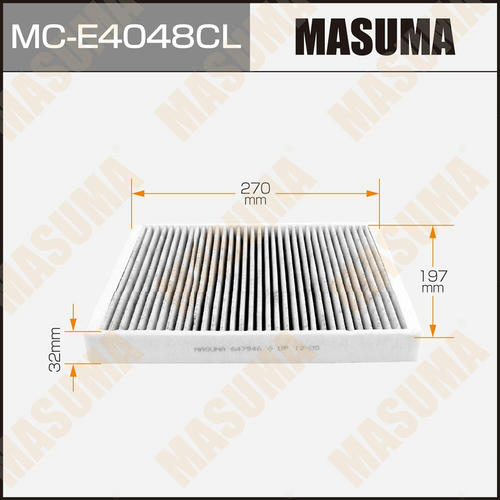Фильтр салонный Masuma угольный, MC-E4048CL