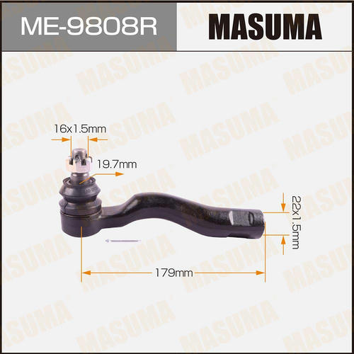 Наконечник рулевой Masuma, ME-9808R