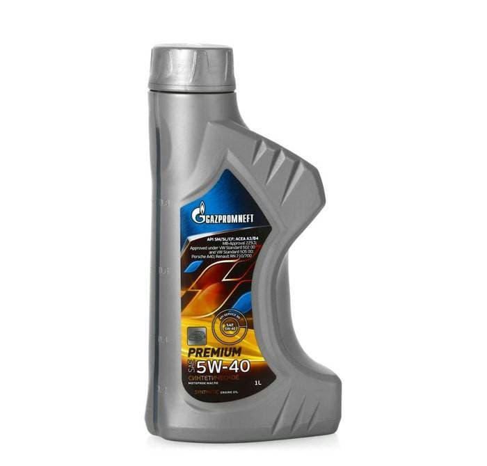 Масло Gazpromneft Premium L 5W40 моторное полусинтетическое 1 л артикул 2389900119