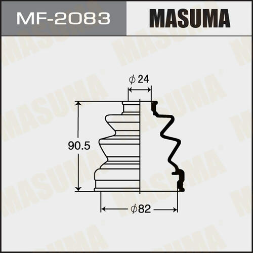 Пыльник ШРУСа Masuma (резина), MF-2083