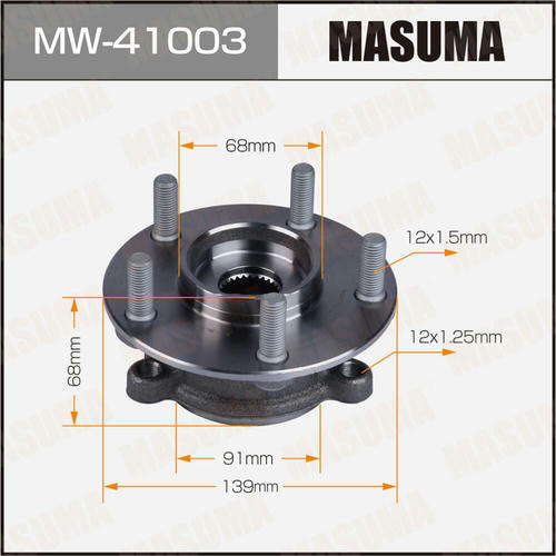 Ступичный узел Masuma, MW-41003